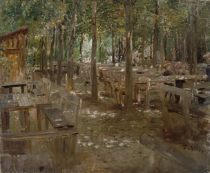 Vieux jardin à bière