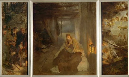 La Sainte Nuit. La Sainte Nuit. Triptyque, gauche