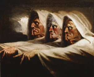 Les sœurs fatidiques - les trois sorcières, vers 1782