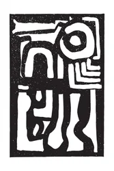 Motif abstrait audacieux