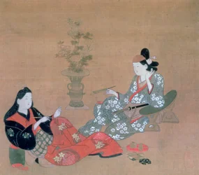 Courtisane Divertissant un Acteur, vers 1695