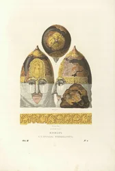 Casque du Grand Prince Yaroslav II Vsevolodovich, années 1840