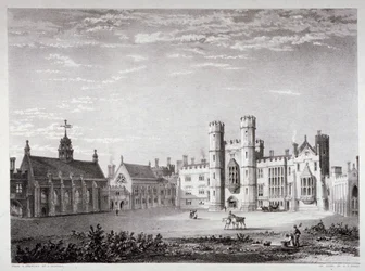 Palais de Lambeth, Londres, vers 1830