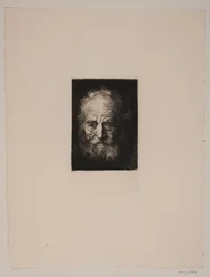 Tête de vieillard. Étude d