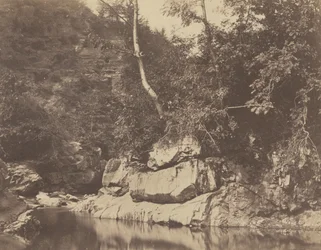 Scène de rivière, vers 1855