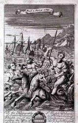 Neptune dans son char, illustration du Livre 2 Partie 4 Chapitre 5 de 