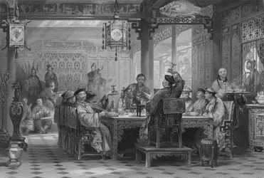 Dîner chez un mandarin, 1843