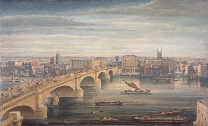 Pont de Londres, Londres, c. 1835
