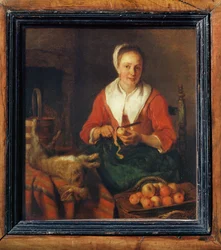 La peleuse de pommes - The apple-pealer …