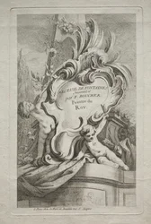 Livre des fontaines : No. 1, Page de titre, vers 1736