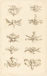 Dessins pour culs-de-lampe : planche 8