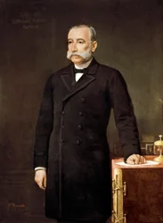 Portrait de Manuel Alonso Martínez (1827-1891), avocat et homme politique espagnol, membre du Parti de l