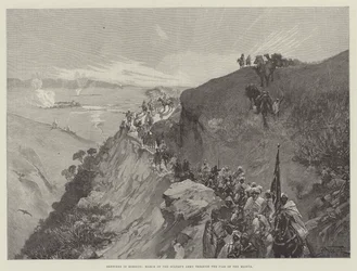 Croquis au Maroc, marche de l