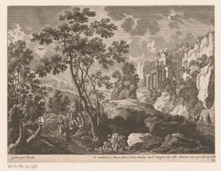 Paysage avec le baptême du Christ dans le Jourdain (Paysages avec scènes de la vie du Christ)