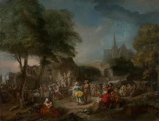 La danse champêtre, vers 1760-1762 (huile sur toile)