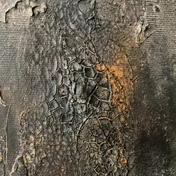 Texture de terre craquelée