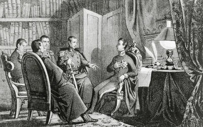 Le prince Charles Albert de Carignan (1798-1849) promet son soutien aux conspirateurs libéraux, 6 mars