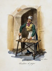 Vendeur de pizza