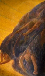 Chute des anges, panneau latéral du triptyque