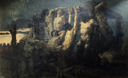 Otages de Créma, par Gaetano Previati (1852-1920)