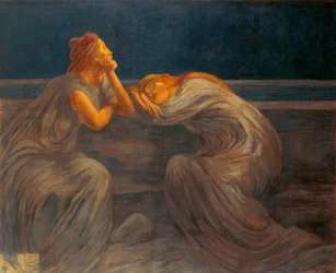 Nocturne, 1908, par Gaetano Previati