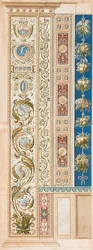 Pilastre Loggia V (Ornement avec de belles volutes)