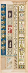 Pilastre Loggia XIII (Décoration avec paysages et scènes de chasse)