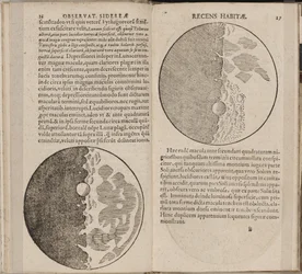 Feuille du livre Sidereus Nuncius Sidereal Messenger par Galileo Galilei, 1610