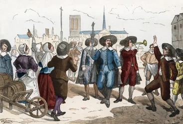 Hommes vendant du vin, vers 1630 - 1640