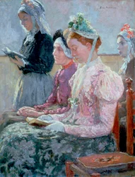 Dimanche matin, vers 1900