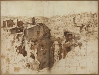 La cascade et la ville de Tivoli