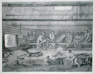 Costumes des habitants de la baie de Castries sur la côte de la Tartarie orientale