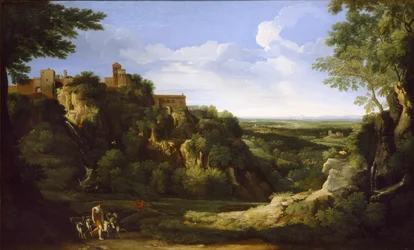 Vue de Tivoli avec Rome au loin, fin des années 1650