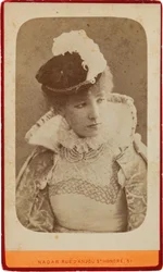 Portrait de Sarah Bernhardt 1844-1923, vers 1865