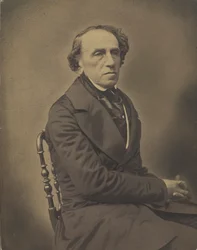 Portrait du compositeur Giacomo Meyerbeer 1791-1864, 1853-1854