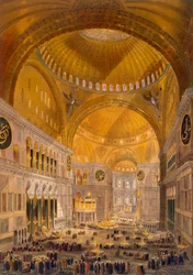 Sainte-Sophie, Constantinople, 1852