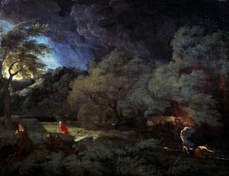 Paysage orageux
