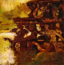 Scène de jardin