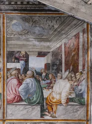 (détail) de La Cène, de La vie et la Passion du Christ