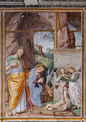 Détail de "La Nativité", de "La vie et la Passion du Christ"