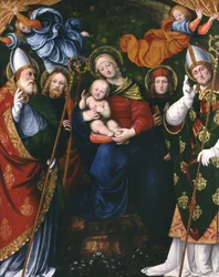 Madone, Enfant et Saints, 1516