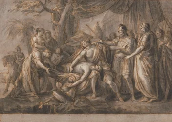 Achille pleurant la mort de Patrocle
