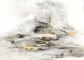 Paysage abstrait doré