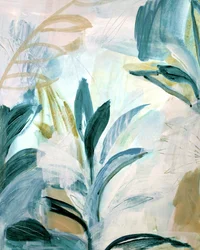Abstrait botanique serein