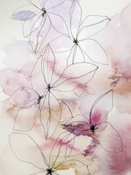 Fleurs aux couleurs douces d