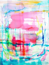Abstrait aux couleurs vives à l