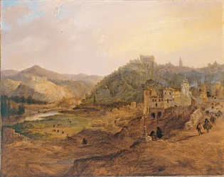 Vue générale de Tolède depuis la Cruz de los Canónigos