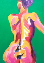 Nu lumineux, 2013 (acrylique sur toile)