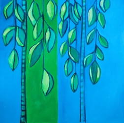 Souhaits, 2018 (huile sur toile)