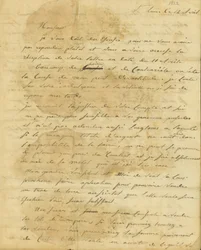 Lettre de Rosalie Saugrain à P. R. Bureau